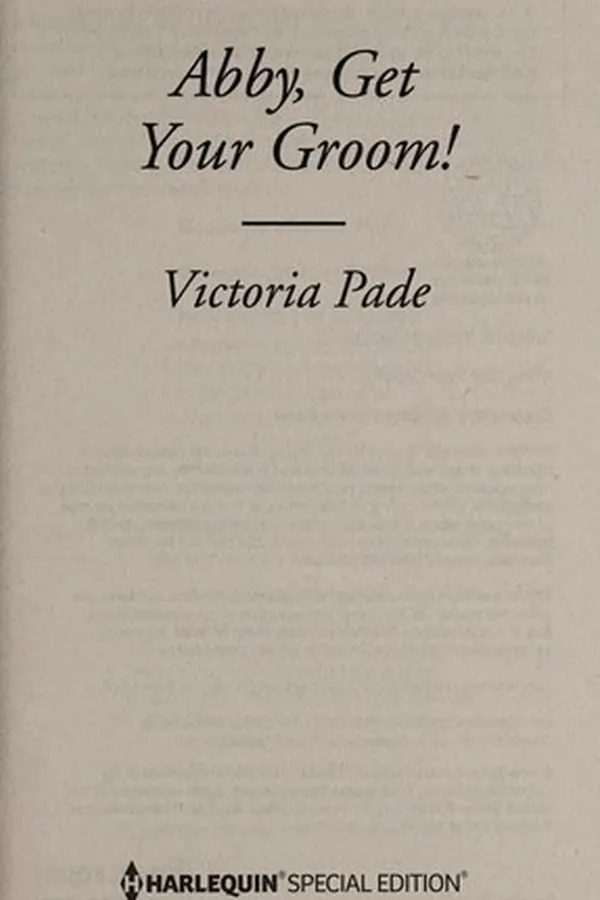 Capa de Abby, get your groom!