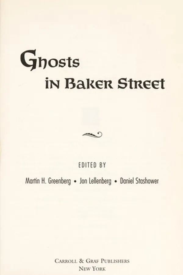 Capa de Ghosts in Baker Street