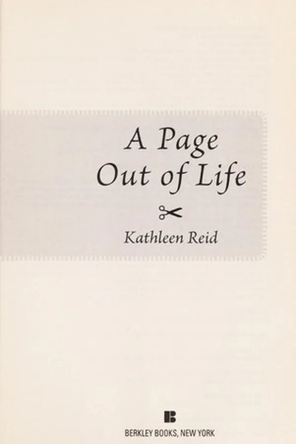 Capa de A page out of life