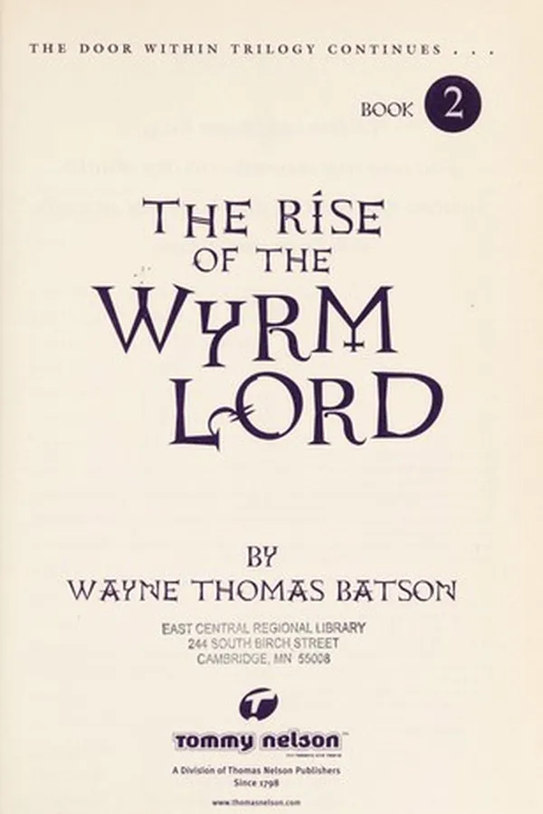 Capa de The rise of the Wyrm Lord