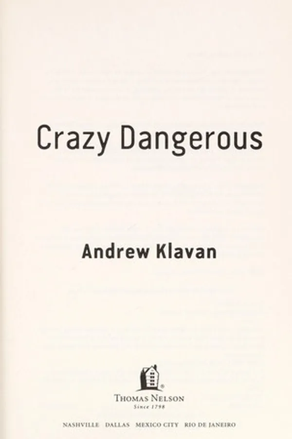 Capa de Crazy dangerous