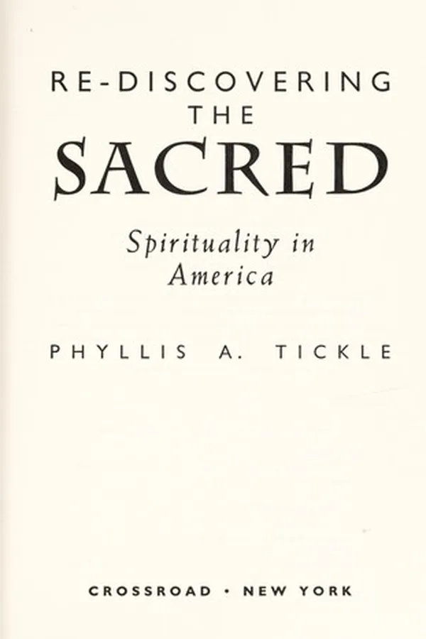 Capa de Rediscovering the Sacred