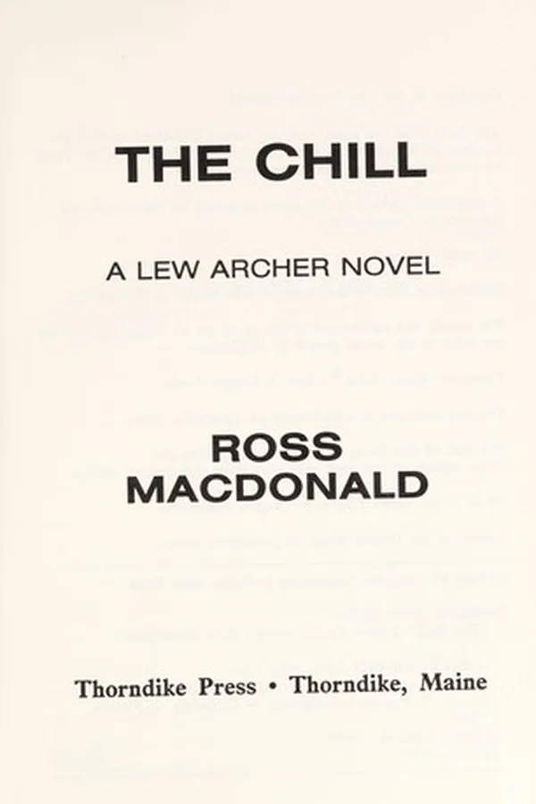 Cover of The chill