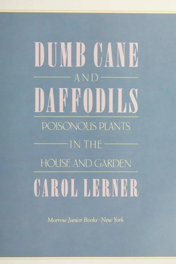 Cover of Dumb cane and daffodils