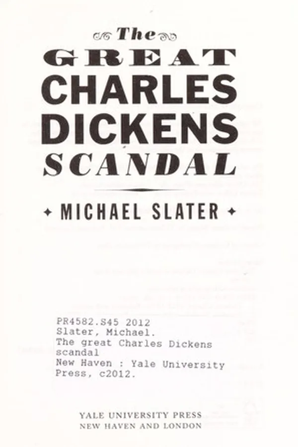 Capa de The Great Charles Dickens Scandal