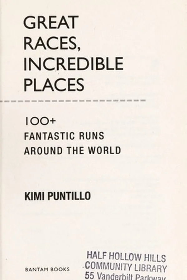 Capa de Great races, incredible places