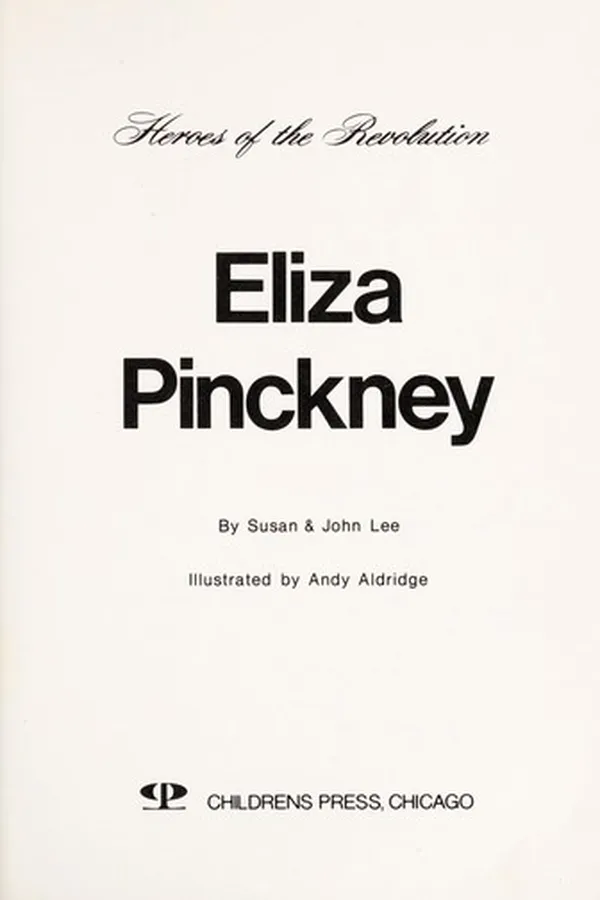 Capa de Eliza Pinckney