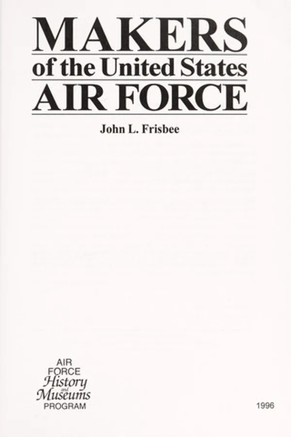 Capa de Makers of the United States Air Force