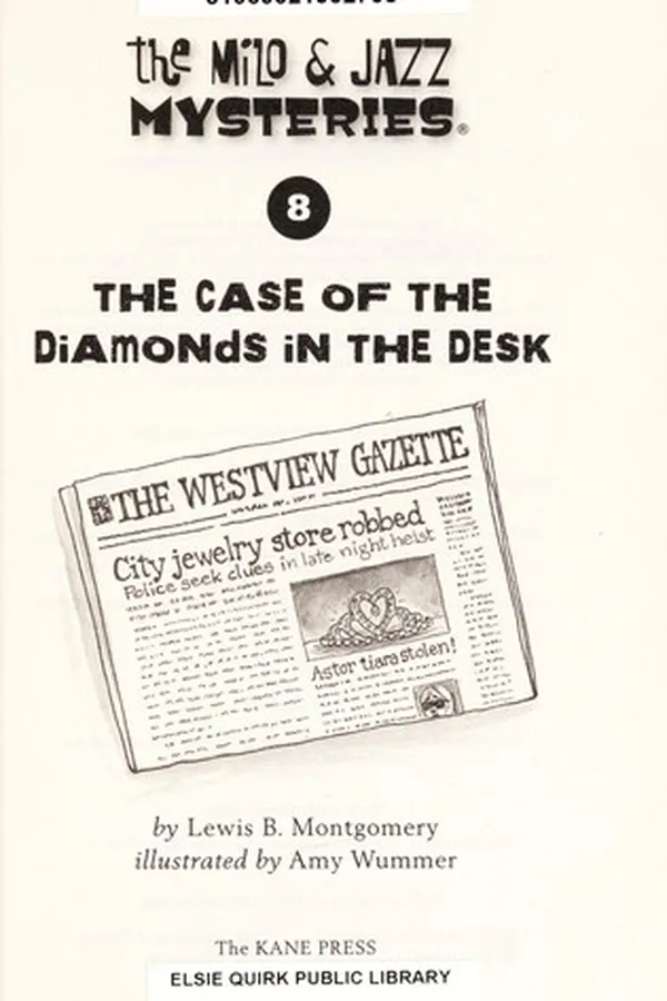 Capa de The case of the diamonds in the desk