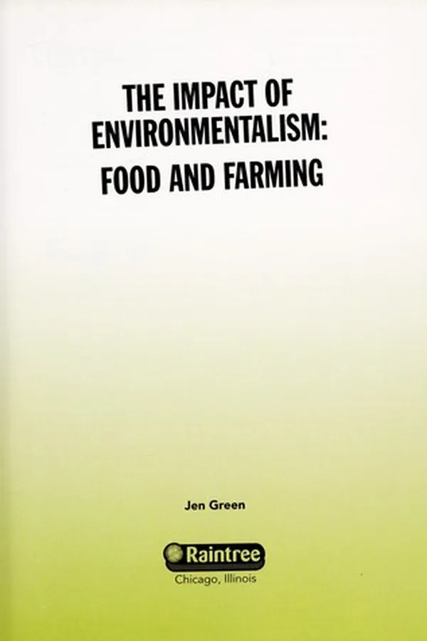Capa de Food and farming