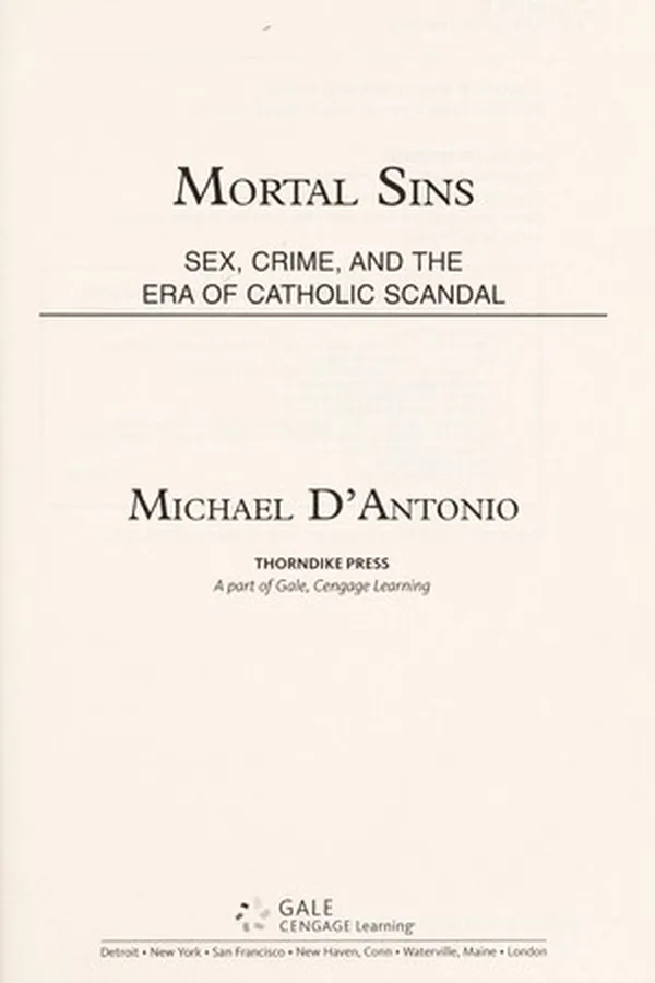 Capa de Mortal sins