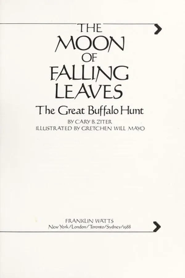 Capa de The moon of falling leaves
