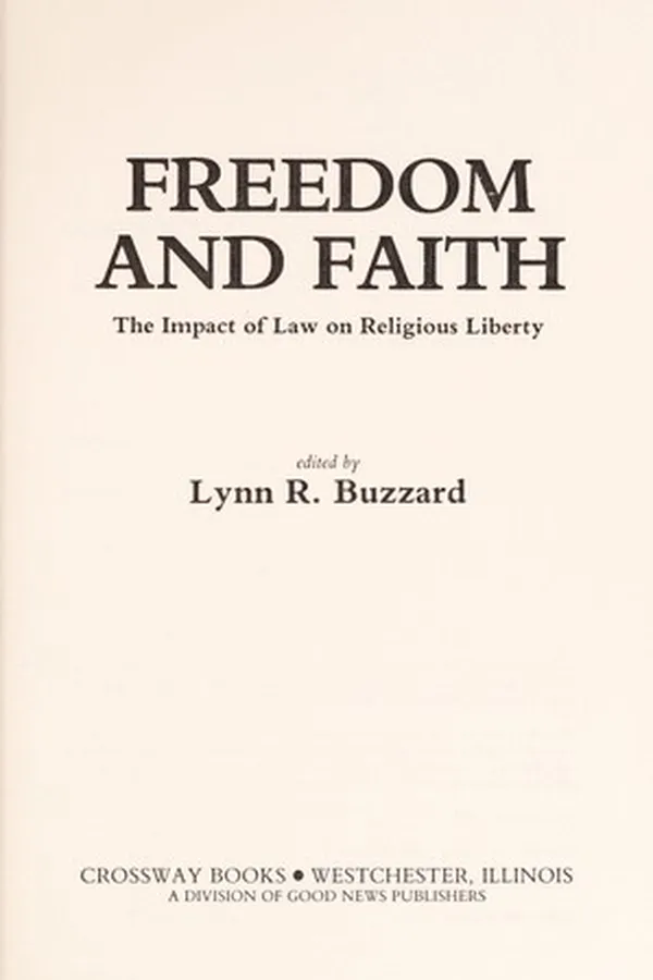 Capa de Freedom and faith