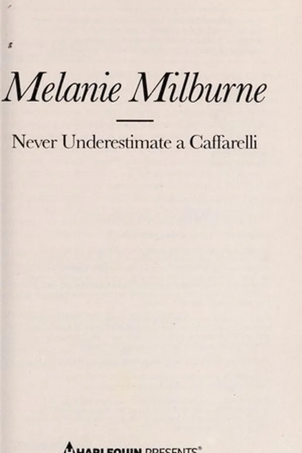 Capa de Never underestimate a Caffarelli