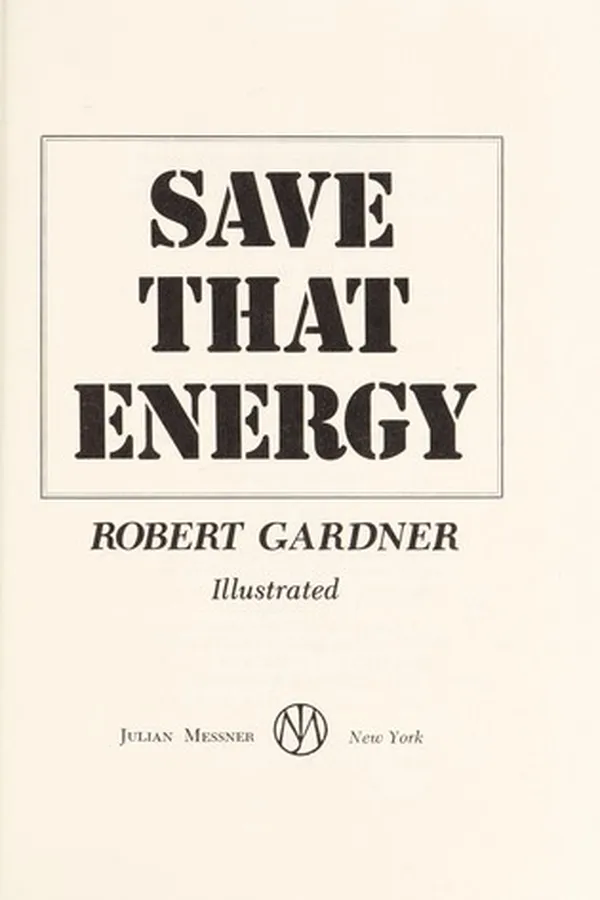 Capa de Save that energy