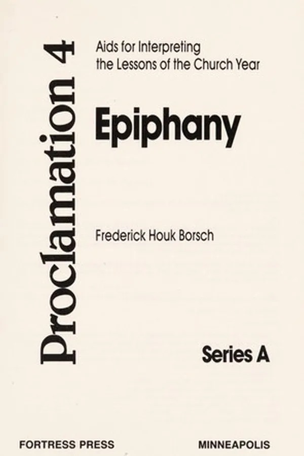 Cover of Epiphany
