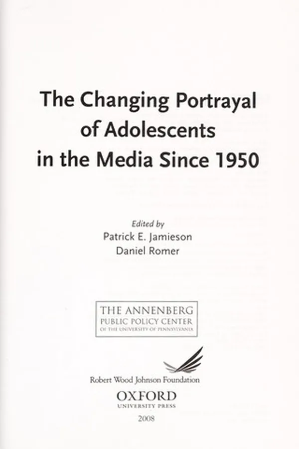 Capa de The changing portrayal of adolescents in the media since 1950