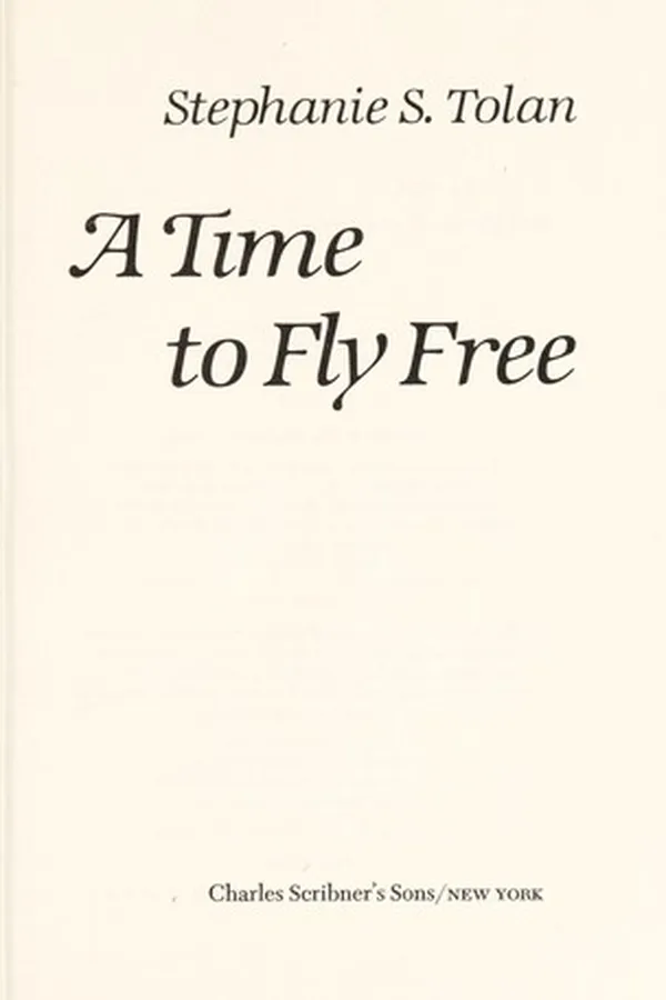 Capa de A time to fly free