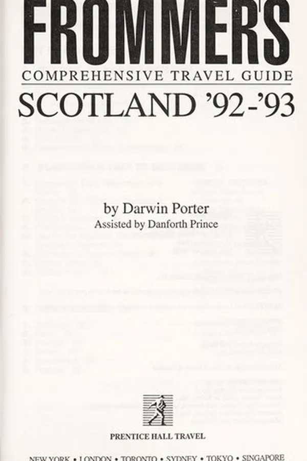 Capa de Frommer's Scotland