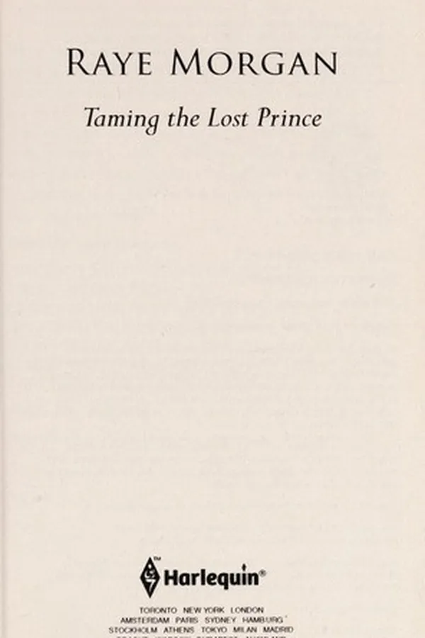 Capa de Taming the Lost Prince