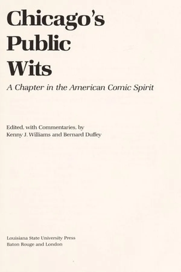 Capa de Chicago's public wits