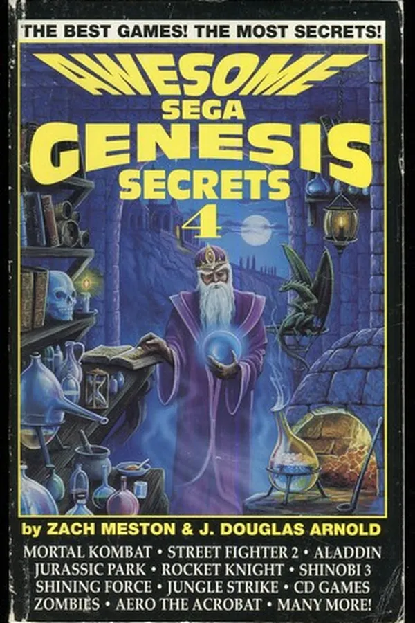 Capa de Awesome Sega Genesis Secrets 4