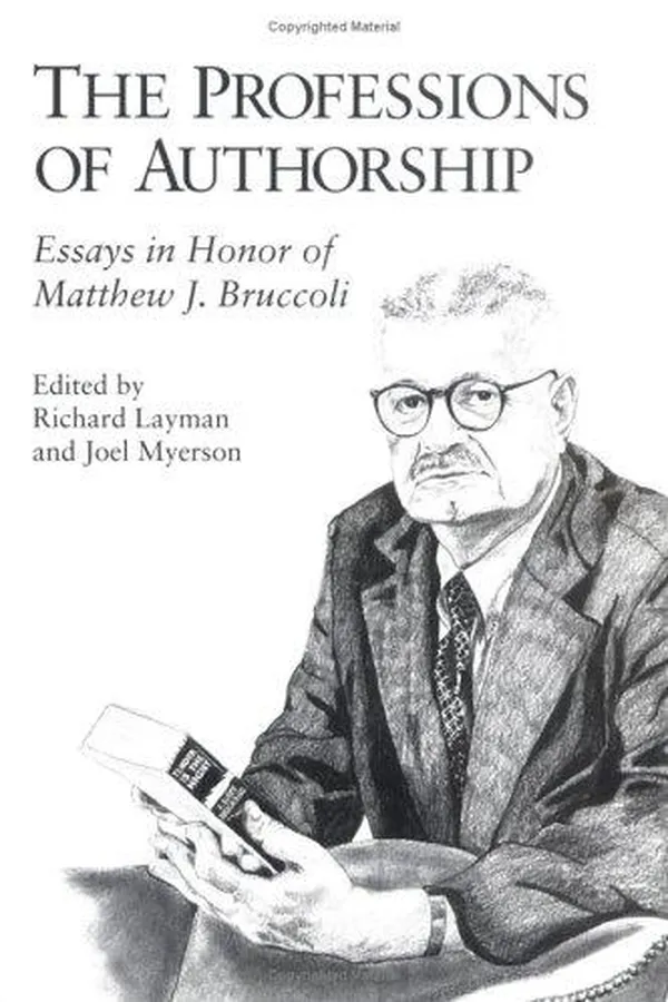Capa de The professions of authorship