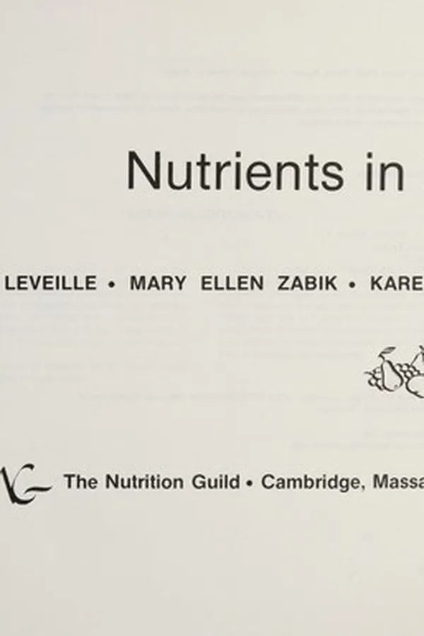 Capa de Nutrients in foods