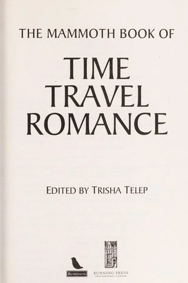Capa de The Mammoth Book of Time Travel Romance