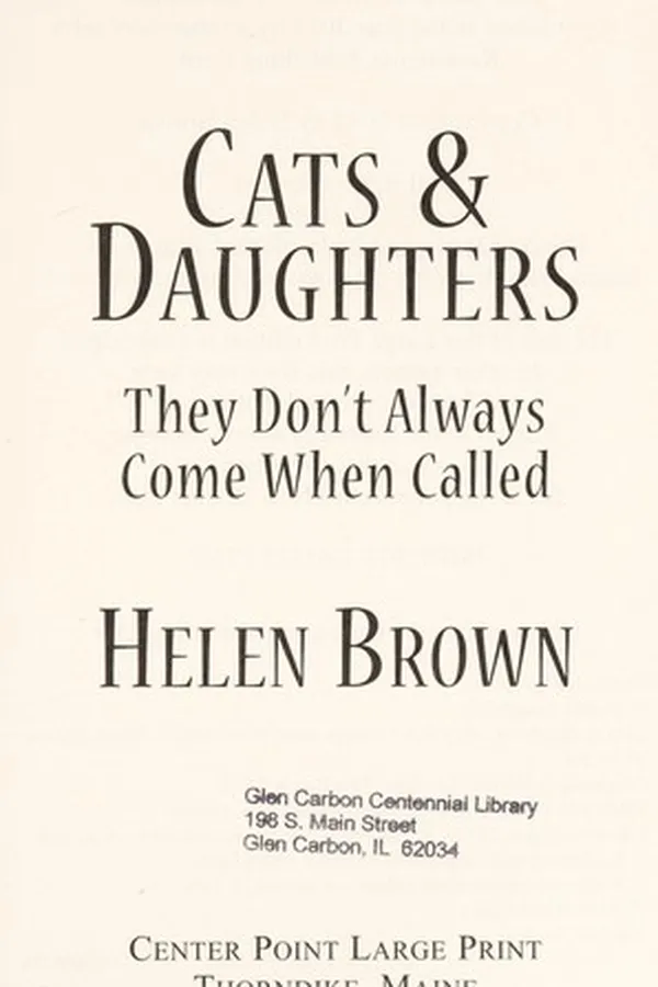 Capa de Cats & daughters