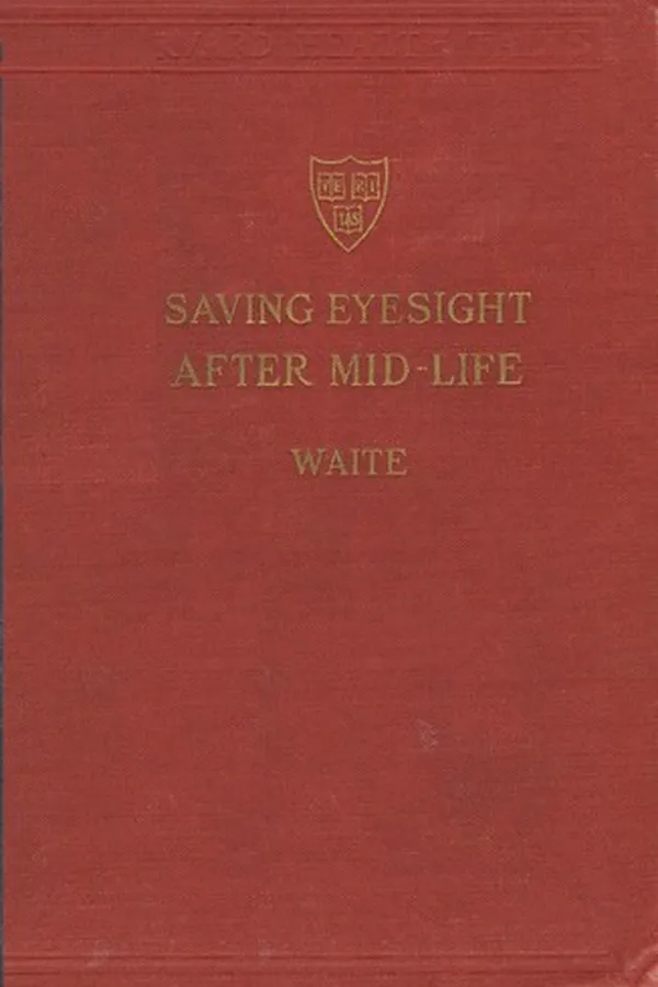 Cover of Saving eyesight after mid-life
