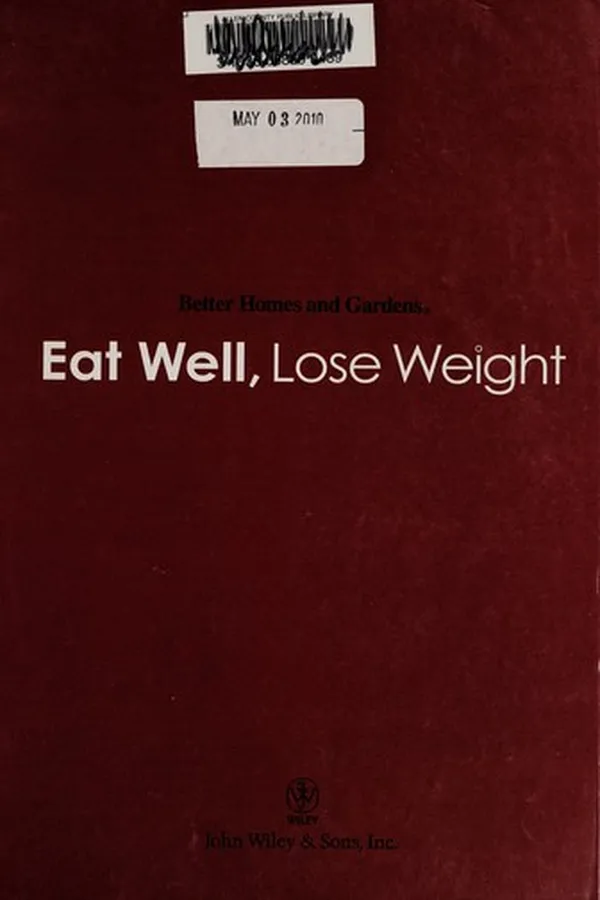 Capa de Eat well, lose weight