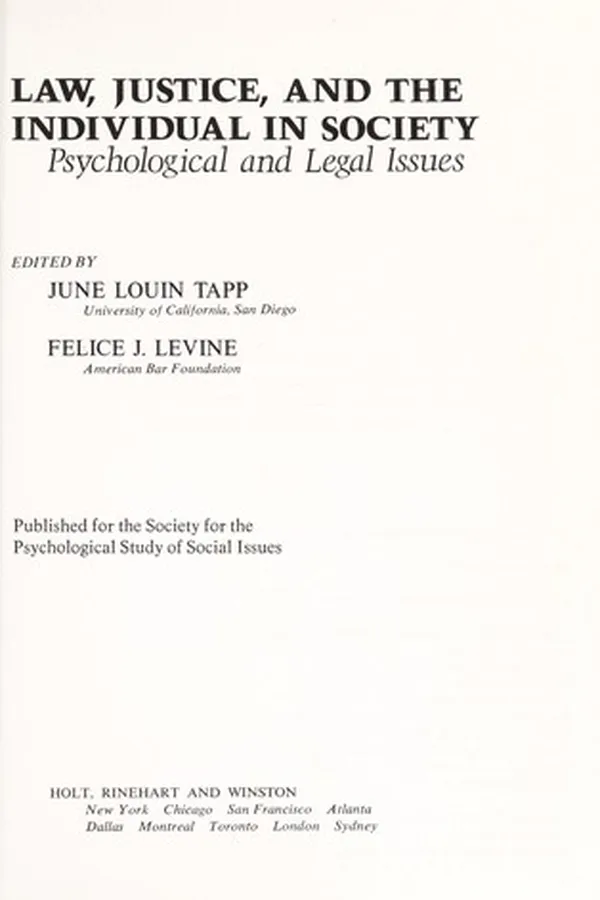 Capa de Law, justice, and the individual in society