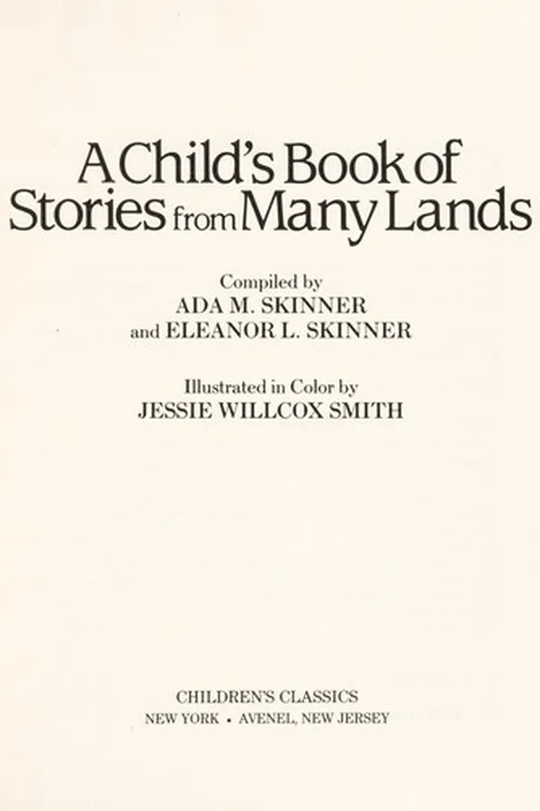 Capa de A Child's book of stories from many lands