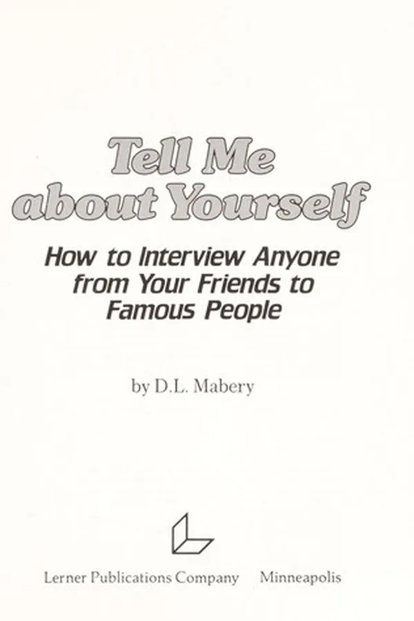 Capa de Tell me about yourself