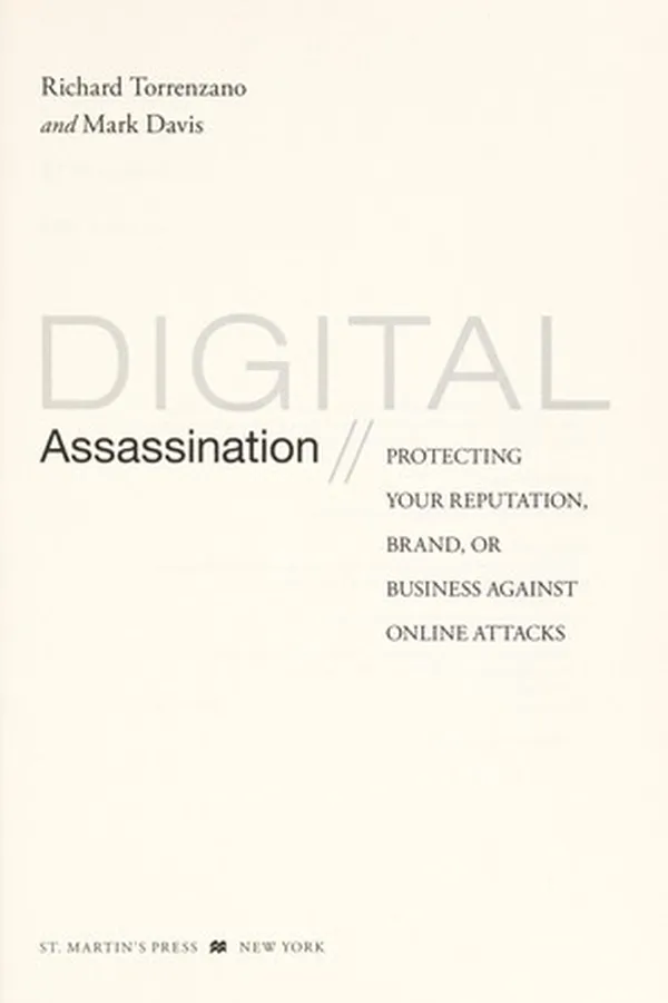 Capa de Digital assassination