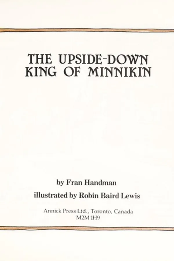 Capa de The upside-down king of Minnikin