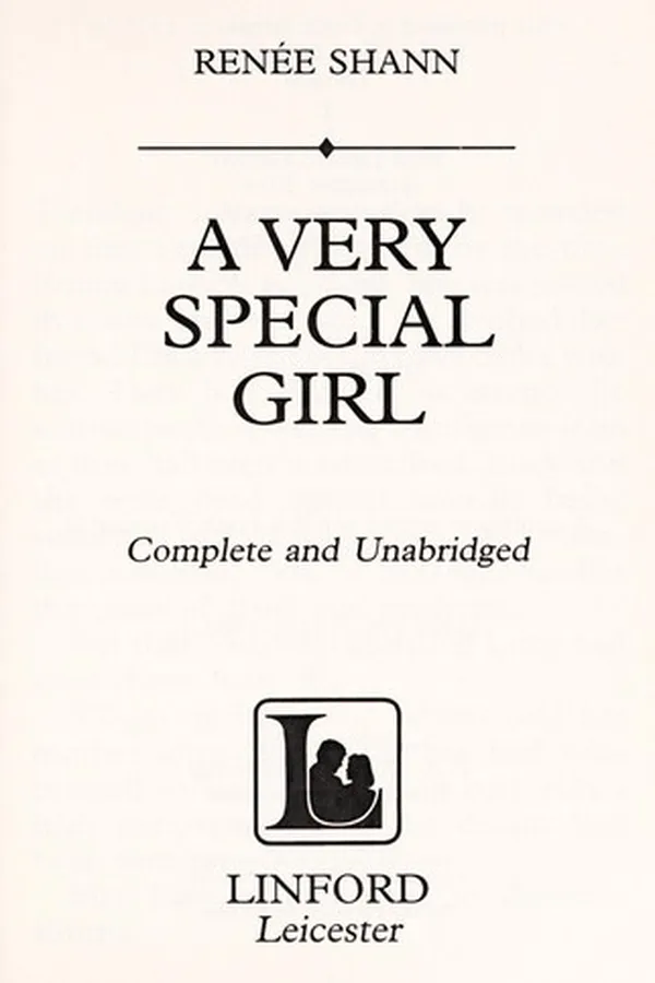 Capa de A very special girl