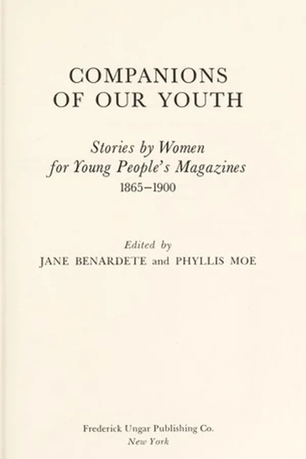 Capa de Companions of our youth