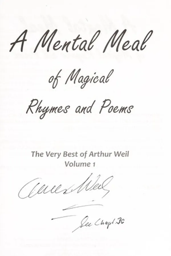 Capa de A mental meal of magical rhymes and poems