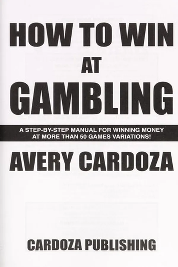 Capa de How to win at gambling