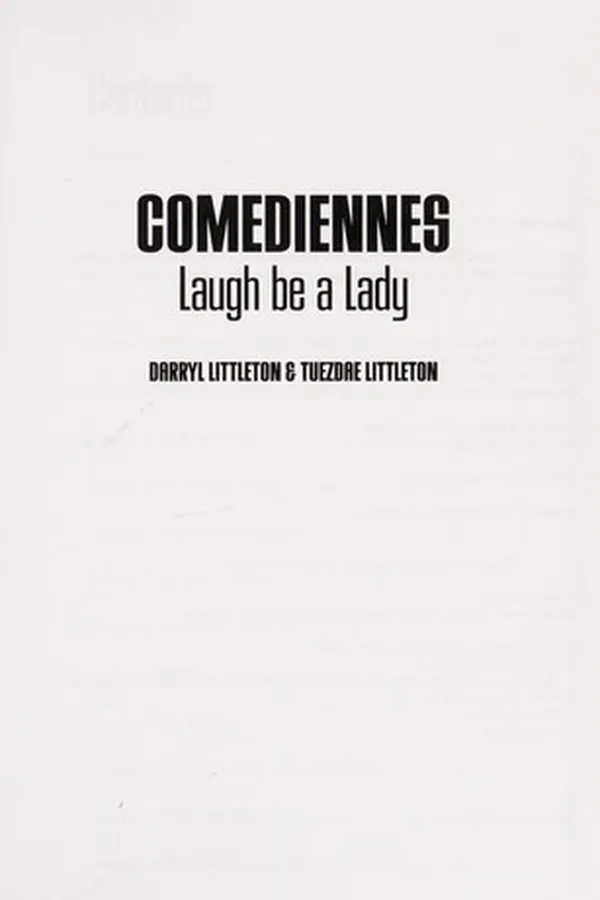 Capa de Comediennes