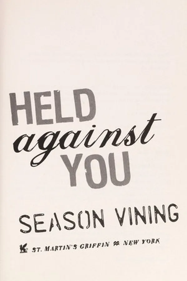 Capa de Held against you