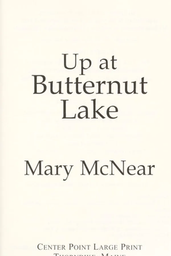 Capa de Up at Butternut Lake