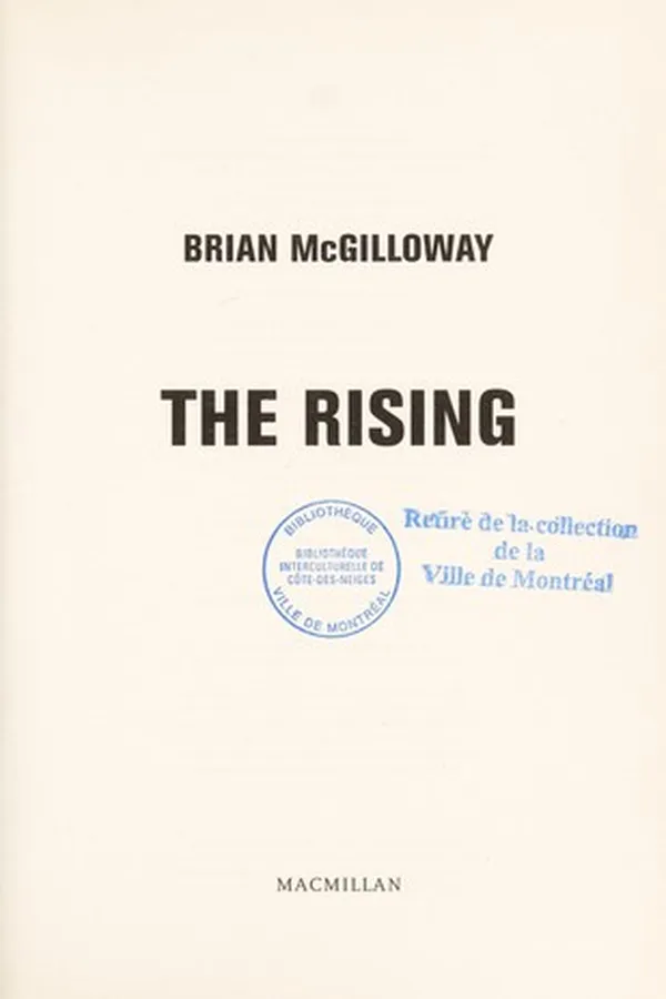 Capa de The rising