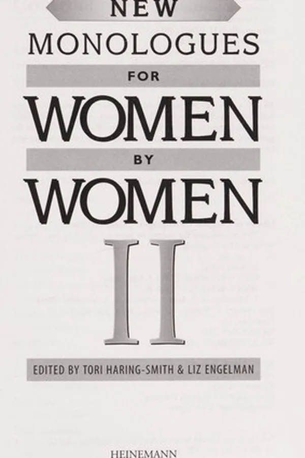 Capa de New monologues for women by women