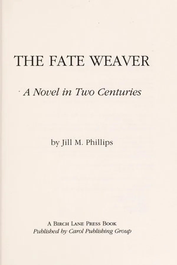 Capa de The fate weaver