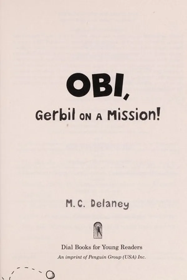 Capa de Obi, gerbil on a mission!