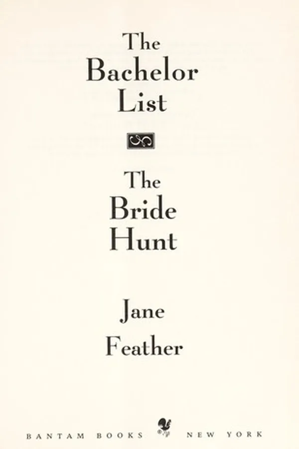 Capa de The Bachelor List / The Bride Hunt