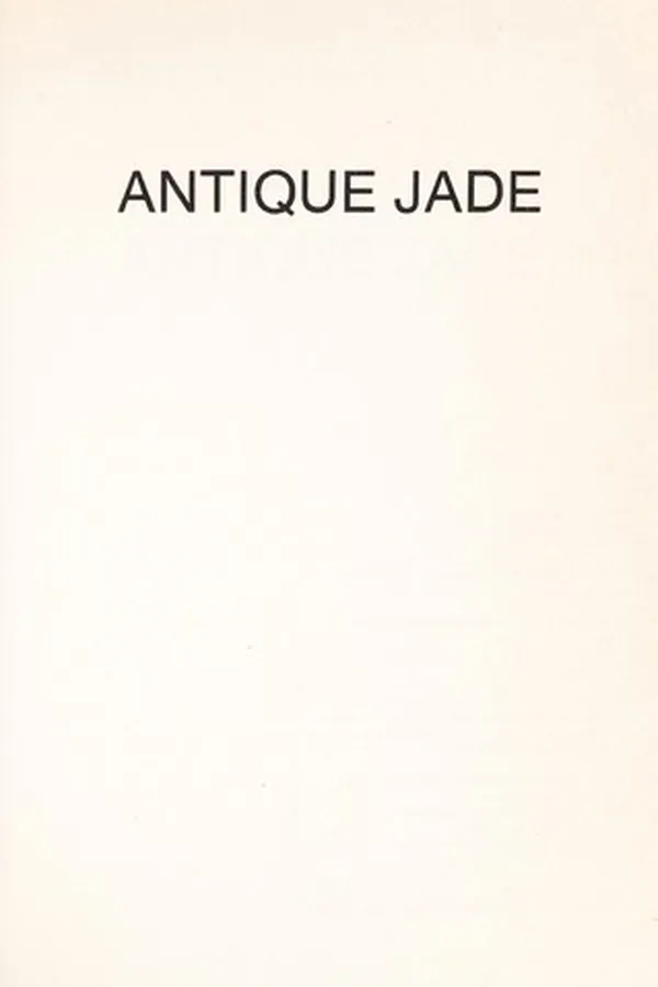 Capa de Antique jade